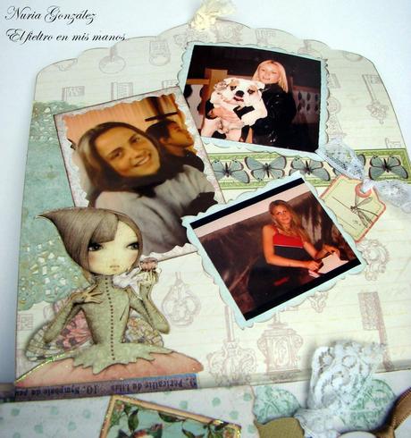 Álbum de Scrapbook para una despedida de soltera