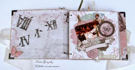 Álbum de Scrapbook para una despedida de soltera