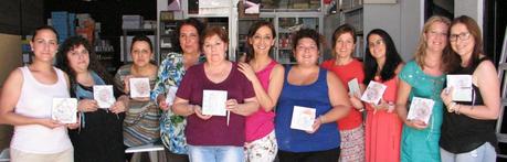 1º taller de Scrapbook en la papelería Doema,Mairena del Alcor