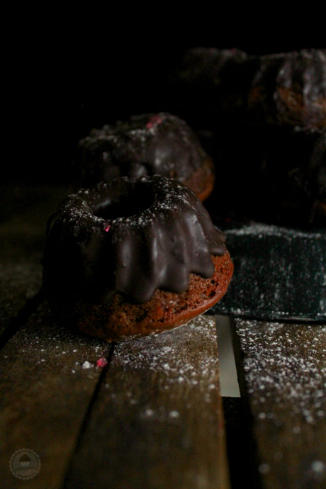 Spicy Chocolate Mini Bundt Cake #BundtBakers