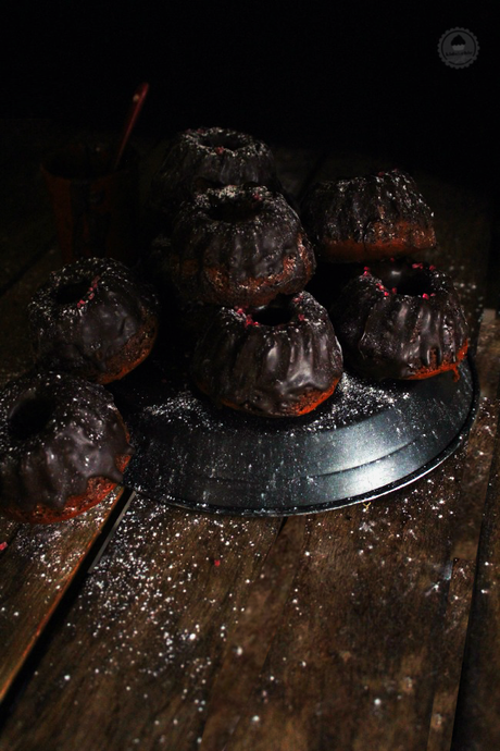 Spicy Chocolate Mini Bundt Cake #BundtBakers