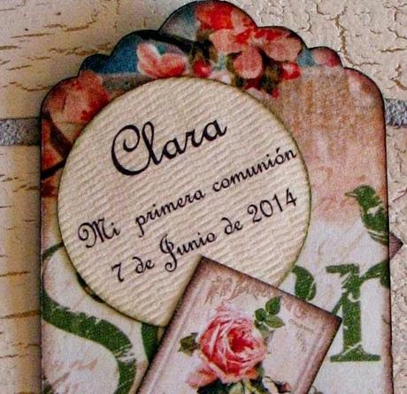 Recuerdos de comunión,puntos de libro de Scrapbook