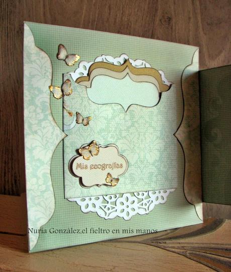 Avance de un nuevo álbum de scrapbook de bebe