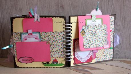 Álbum de scrapbook para Laia 2º parte
