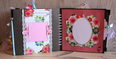 Álbum de scrapbook para Laia 2º parte