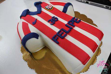 TARTA CAMISETA DEL ATLÉTICO DE MADRID