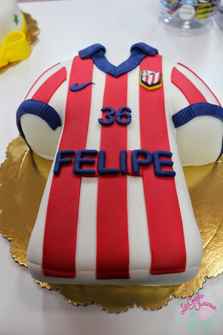 TARTA CAMISETA DEL ATLÉTICO DE MADRID