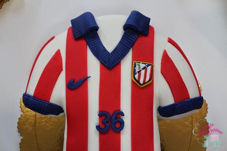 TARTA CAMISETA DEL ATLÉTICO DE MADRID