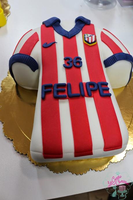 TARTA CAMISETA DEL ATLÉTICO DE MADRID