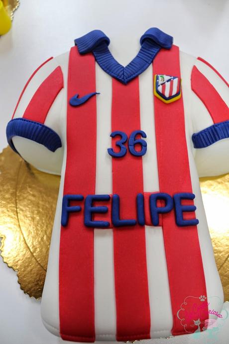 TARTA CAMISETA DEL ATLÉTICO DE MADRID