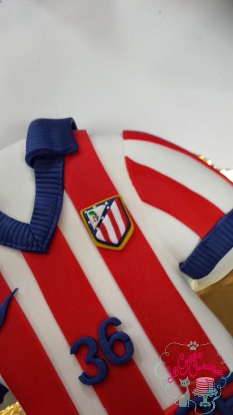 TARTA CAMISETA DEL ATLÉTICO DE MADRID