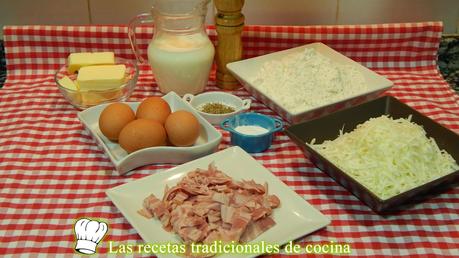 Receta fácil de magdalenas rellenas con beicon y queso