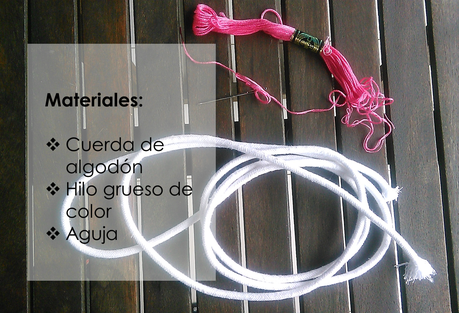 DIY: Posavasos con cuerda de algodón.