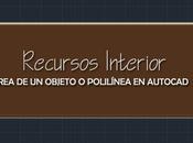 Área objeto polilínea Autocad