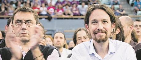 Podemos. Juan Carlos Monedero. Pablo Iglesias.