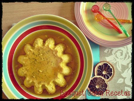 Flan especiado de naranjas (con sólo 3 huevos)