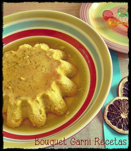 Flan especiado de naranjas (con sólo 3 huevos)