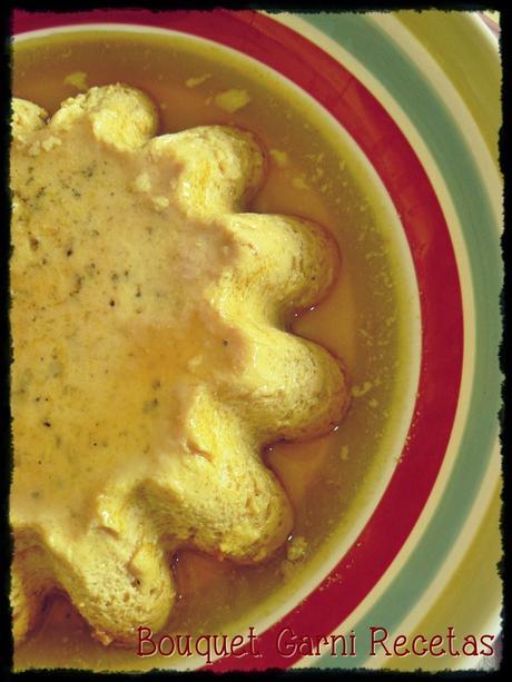 Flan especiado de naranjas (con sólo 3 huevos)