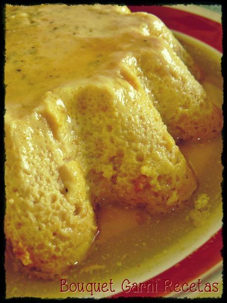 Flan especiado de naranjas (con sólo 3 huevos)