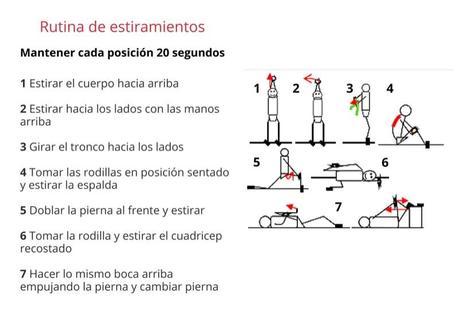 Rutina de estiramiento