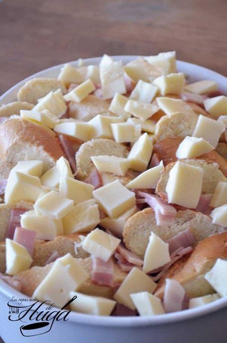 Pan con provolone al horno ingredientes