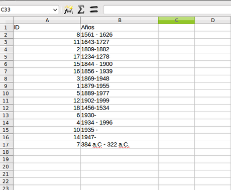 Intercambiar datos entre hojas de cálculo Calc o Excel usando una columna de referencia