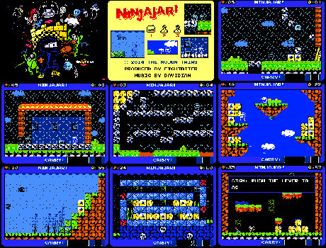 Nuevas paletas de color para Ninjajar! aprovechando la ULA+