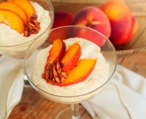 MOUSSE DE MELOCOTÓN