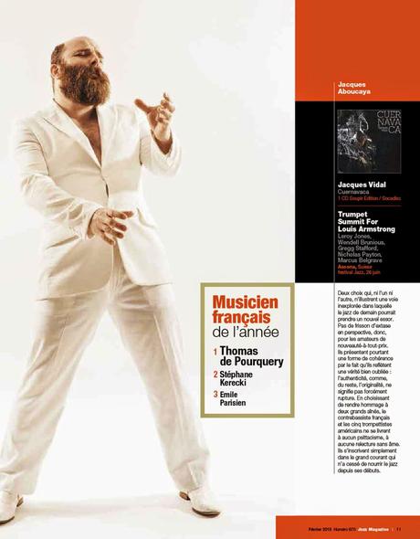 Jazz Magazine, Mejores discos año 2014-CHOC