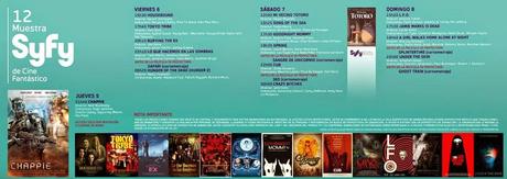 12ª Muestra Syfy. Programación completa