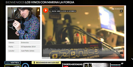 Bienvenidos los vinos a la radio