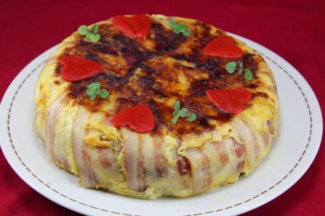 Pastel de tortilla y carne olla GM