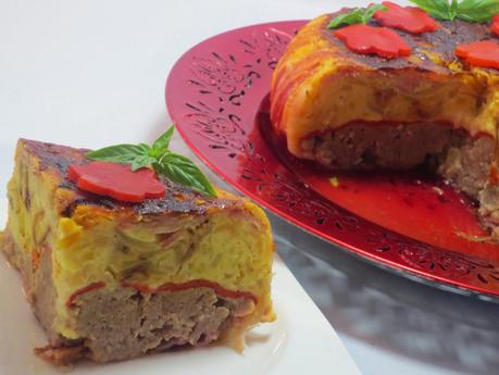 Pastel de tortilla y carne olla GM