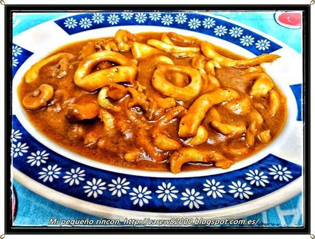 Calamares en salsa americana