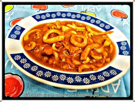 Calamares en salsa americana