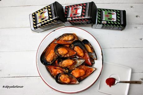 Mejillones con salsa picante Mejillones con salsa picante