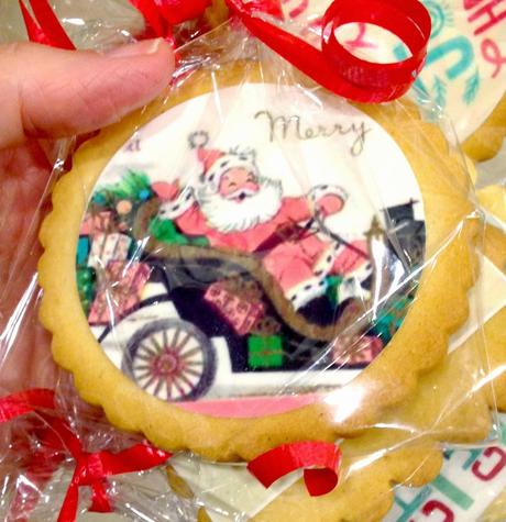 GALLETAS DE NAVIDAD DECORADAS CON PAPEL DE AZÚCAR