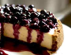 CHEESECAKE CON ARÁNDANOS