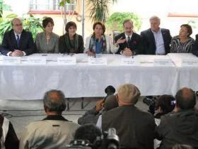 Pelosi y delegación por levantar el bloqueo: fueron recibidos por Díaz-Canel [+ videos]