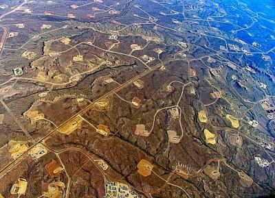 Fracturas en la Tierra Áreas de fracturación hidráulica / Créditos: sfupamr - Flikr