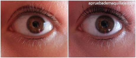 Swatch de la máscara de pestañas Exteme Volume de la colección Majestic Beauty de Artdeco