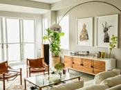 Decoración modernista toques étnicos casa impresionante