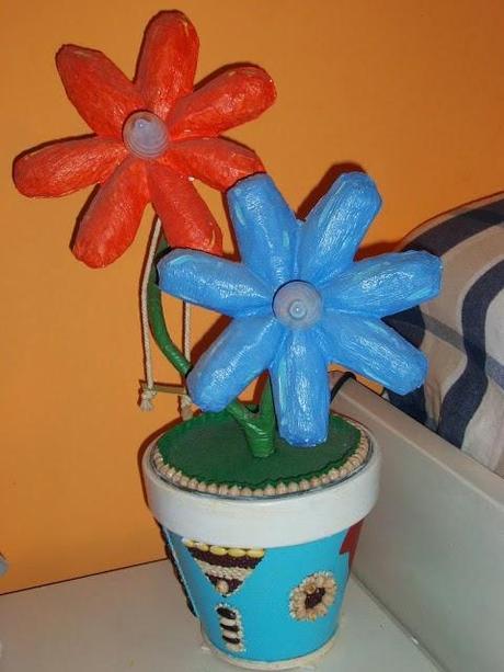 Lámpara de flores de papel Lámpara de flores de papel