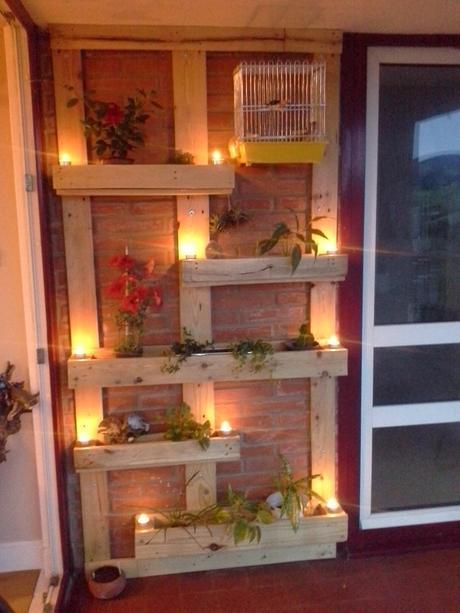 Maceteros a partir de dos palets Maceteros a partir de dos palets