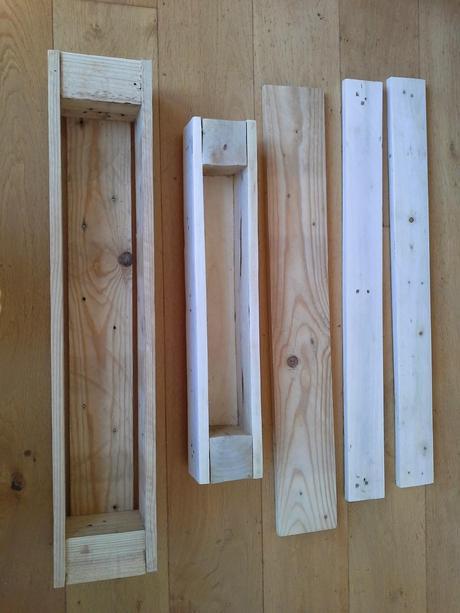 Maceteros a partir de dos palets Maceteros a partir de dos palets