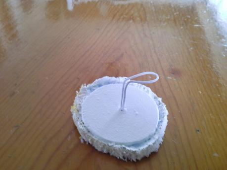 Lámpara atardecer con nubes