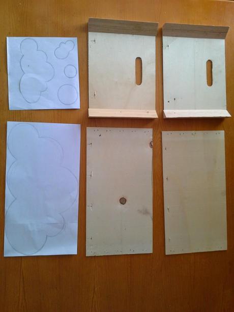 Lámpara atardecer con nubes