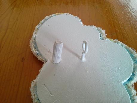 Lámpara atardecer con nubes