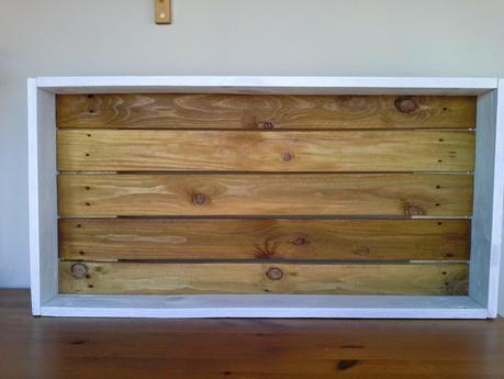 Baldas hechas a partir de un palé Baldas hechas a partir de un palé