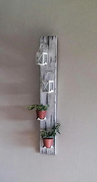 Candelabro casero,macetero rústico o los dos Candelabro casero,macetero rústico o los dos